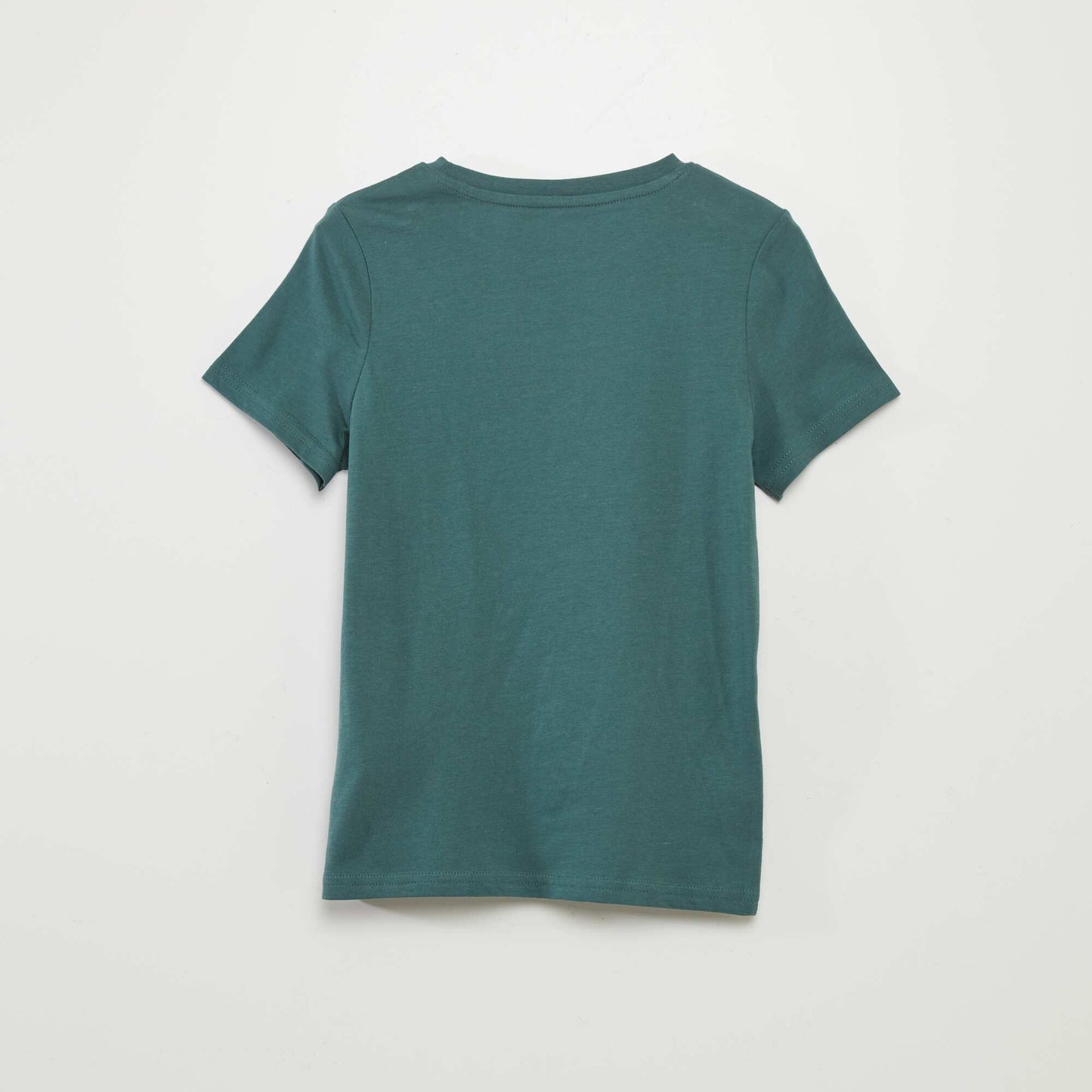 Printed short-sleeved T-shirt GREEN