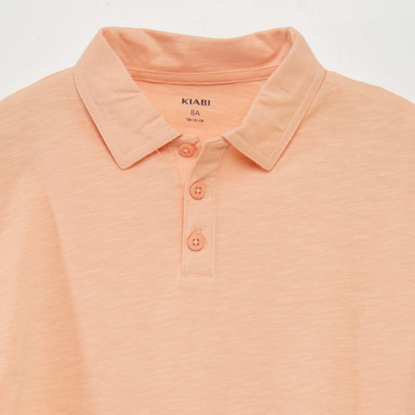 Plain jersey polo shirt ORANGE