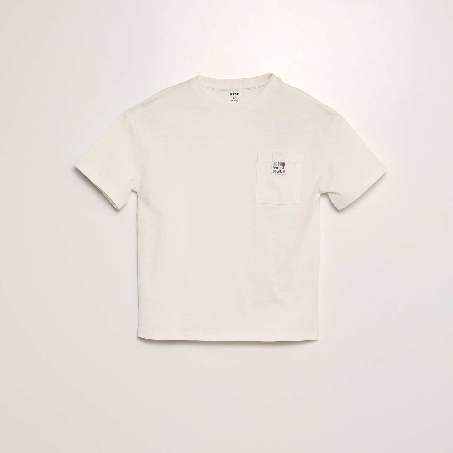 T-shirt with pocket BEIGE