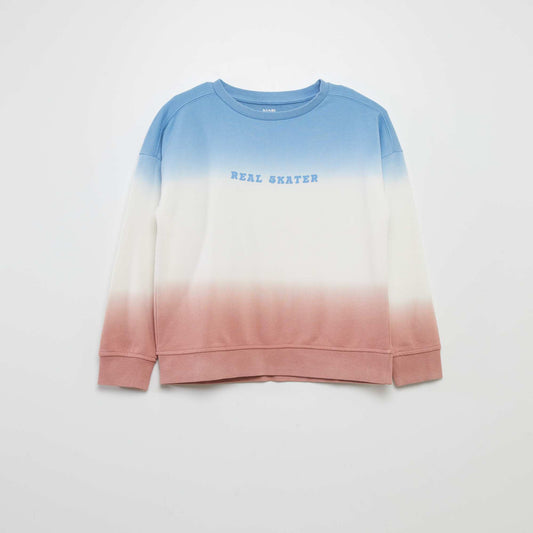 Tie-dye sweatshirt BLUE