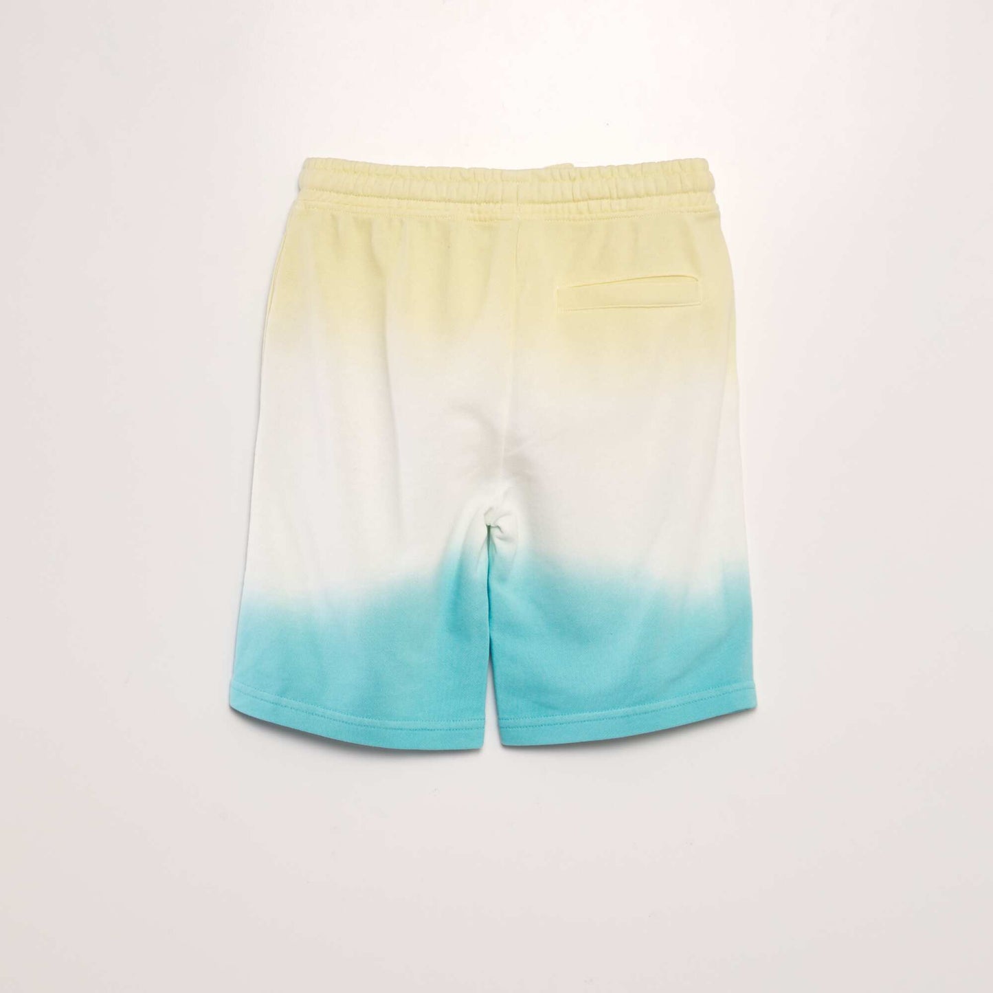 Tie-dye Bermuda shorts YELLOW