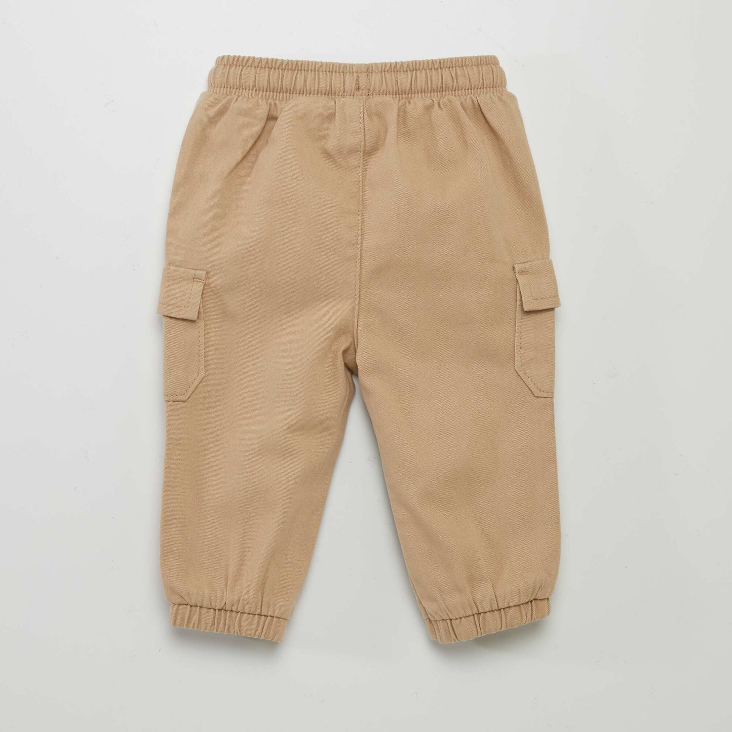 Joggers with flap pockets BEIGE