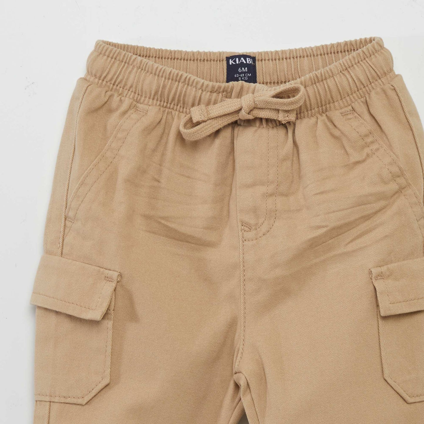 Joggers with flap pockets BEIGE