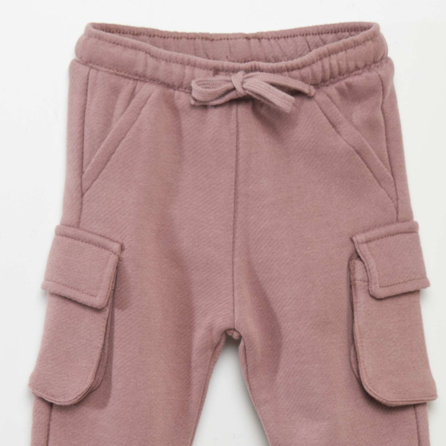 Joggers with flap pockets PURPLE