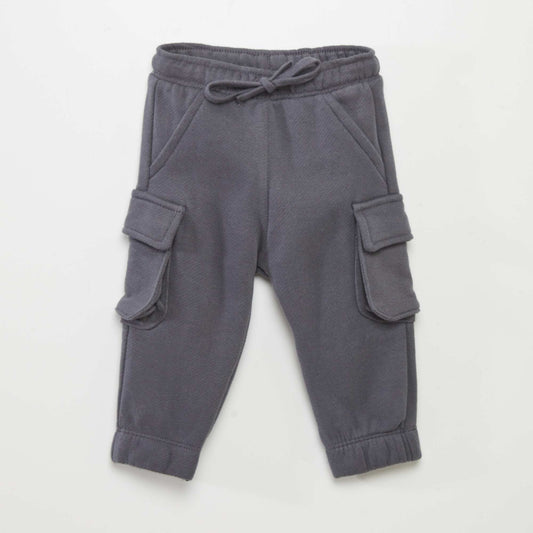 Joggers with flap pockets GREY