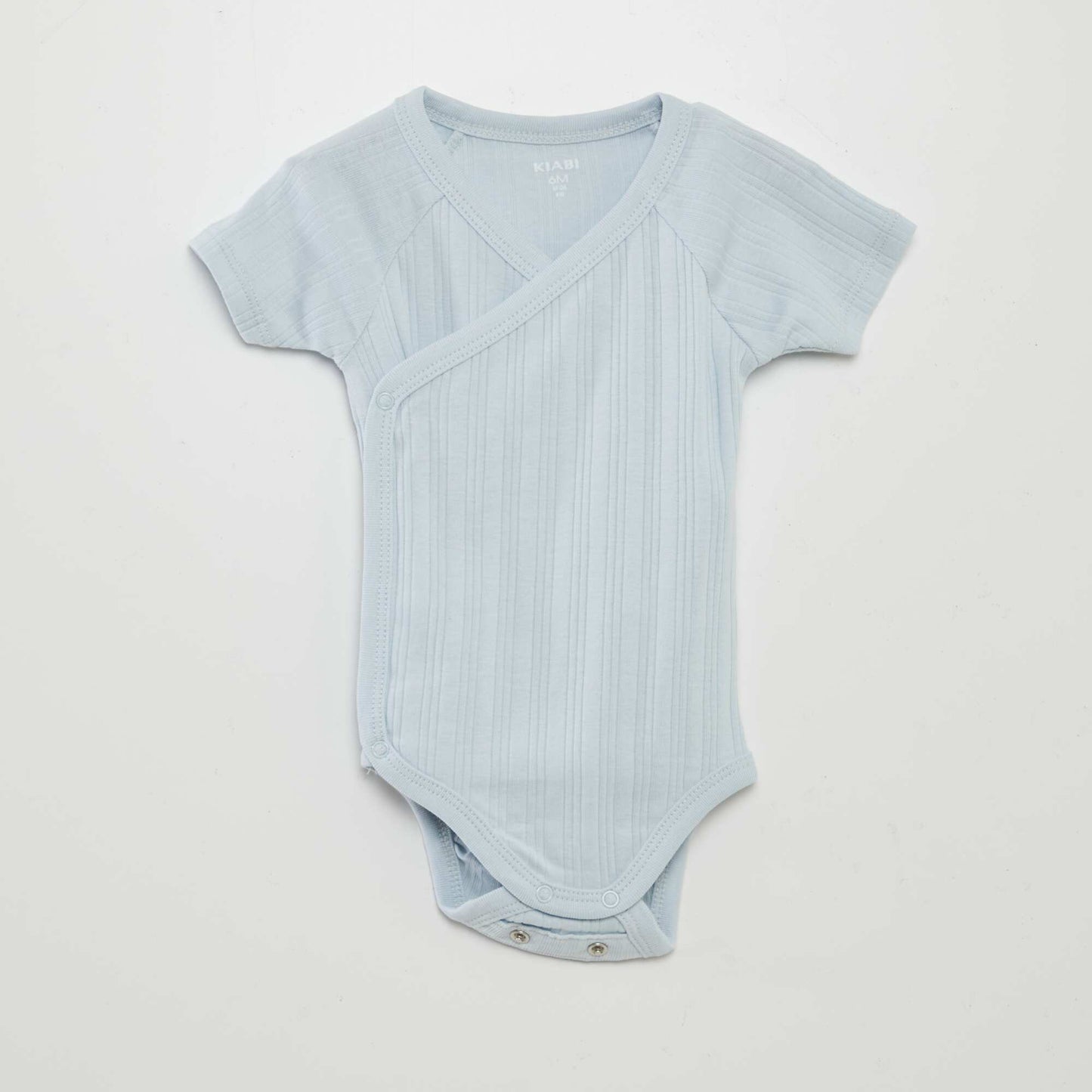 Pack of 3 ribbed bodysuits BLUE