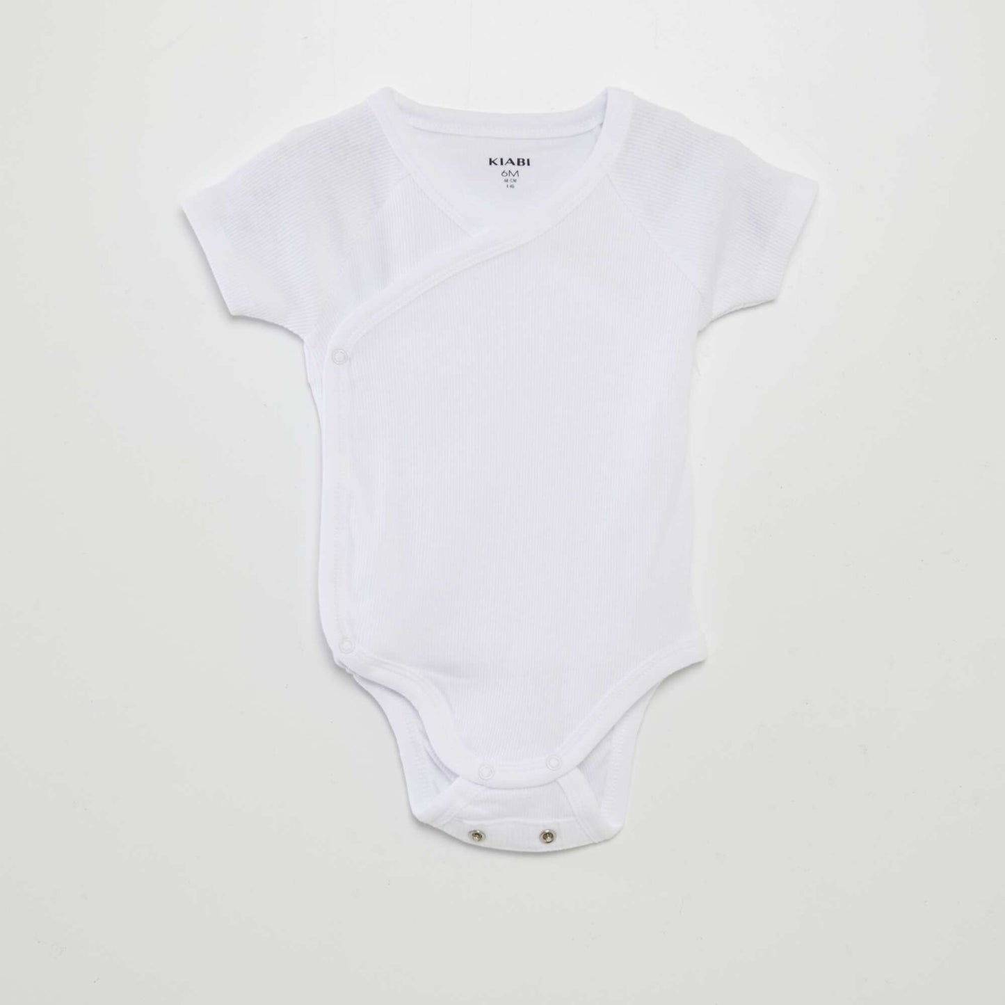 Pack of 3 ribbed bodysuits WHITE