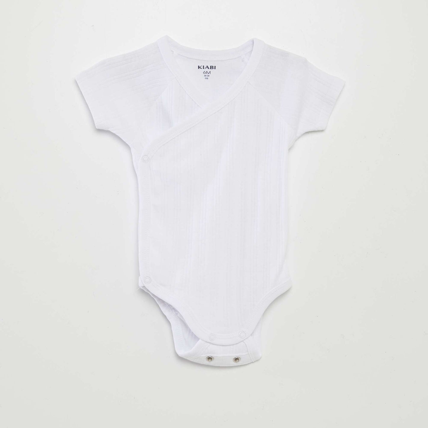 Pack of 3 ribbed bodysuits WHITE