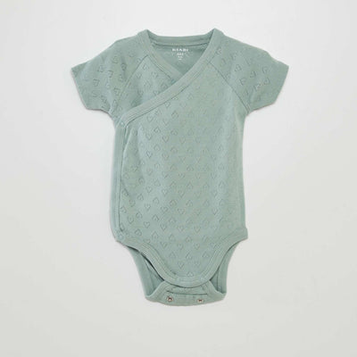 عبوة من 3 بدلات مضلعة مضلعة باللون الوردي