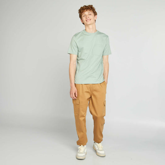 Multi-pocket trousers BEIGE