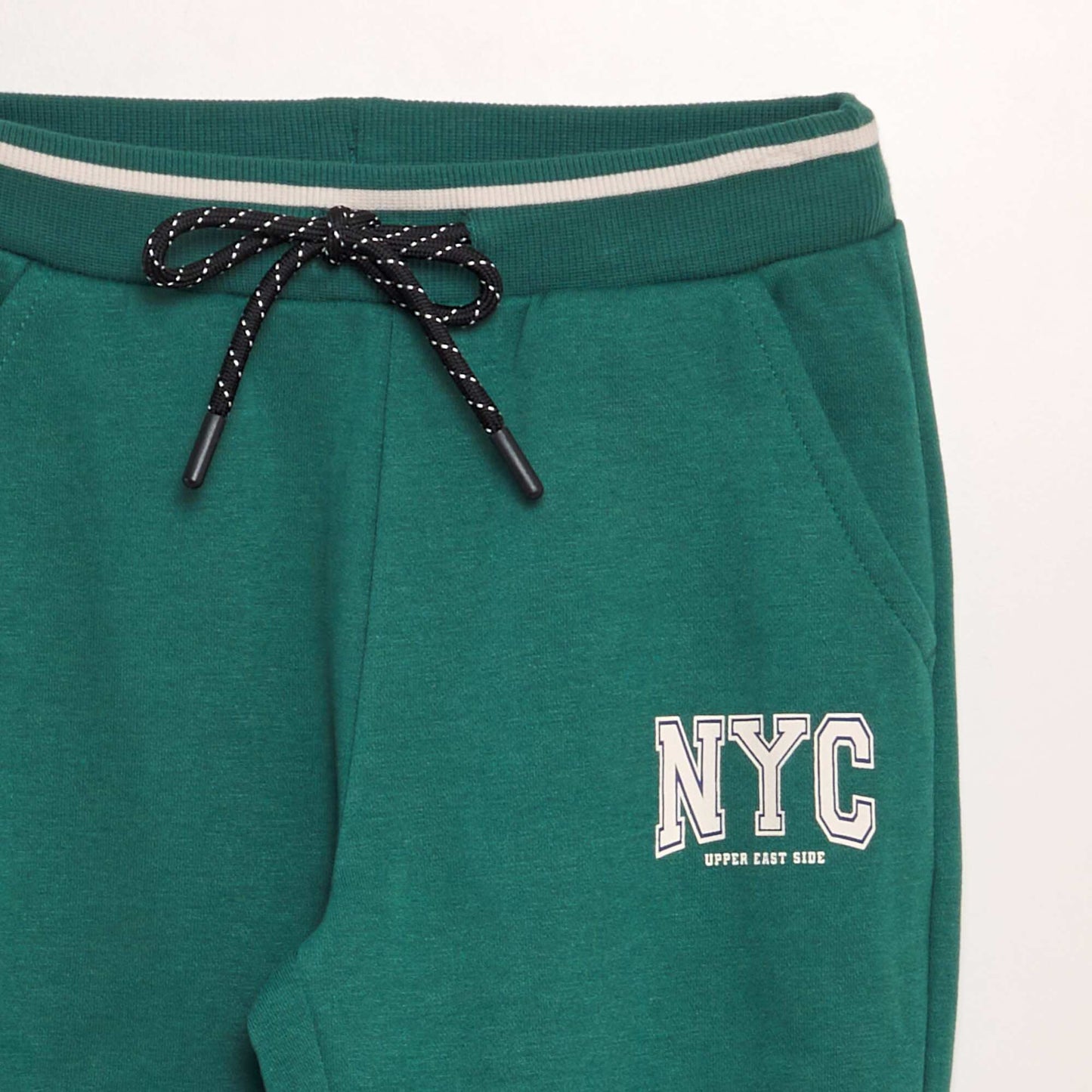 Sweatshirt fabric joggers GREEN