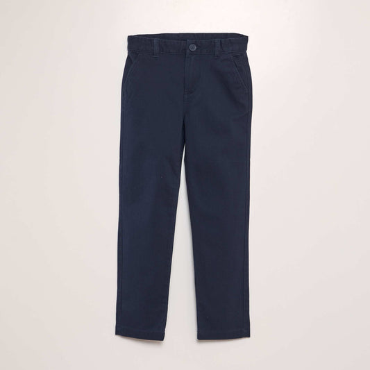 Slim-fit chinos blue