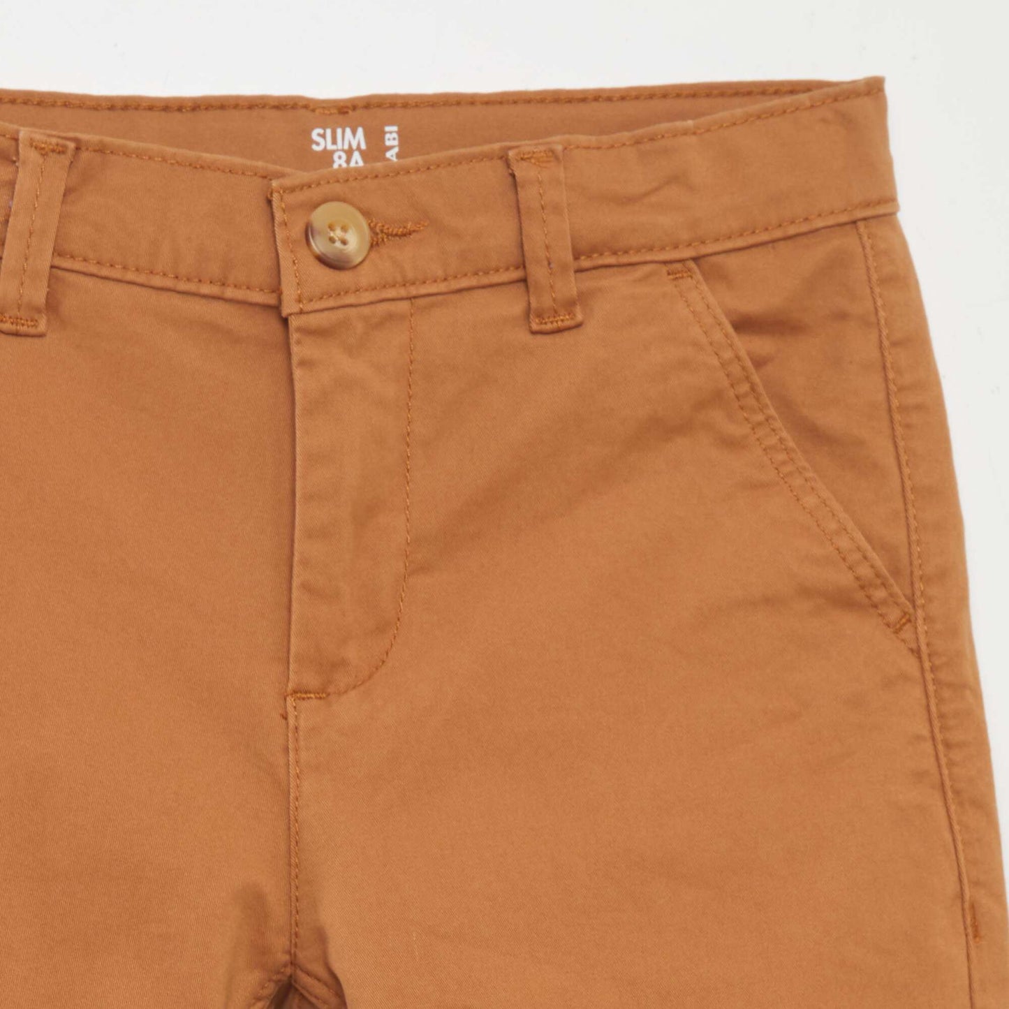 Slim-fit chinos BROWN