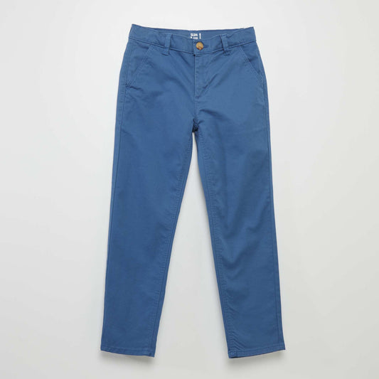 Slim-fit chinos BLUE