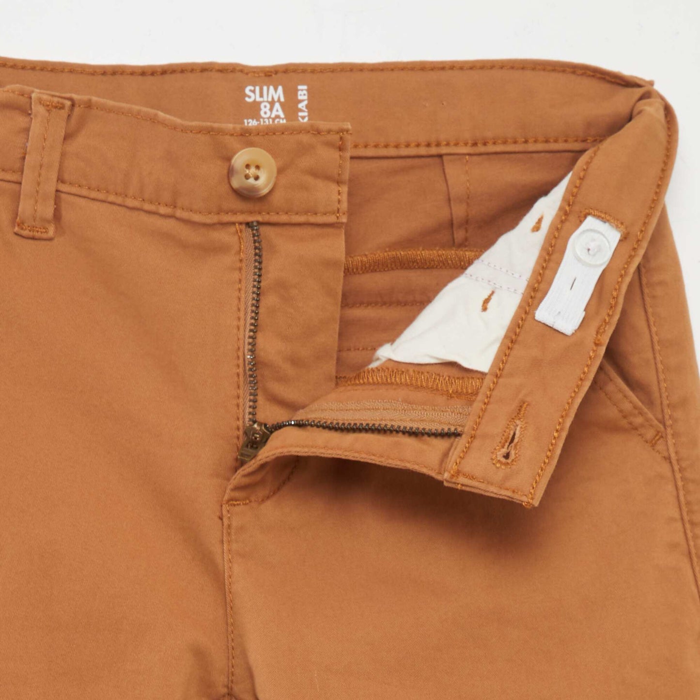 Slim-fit chinos BROWN