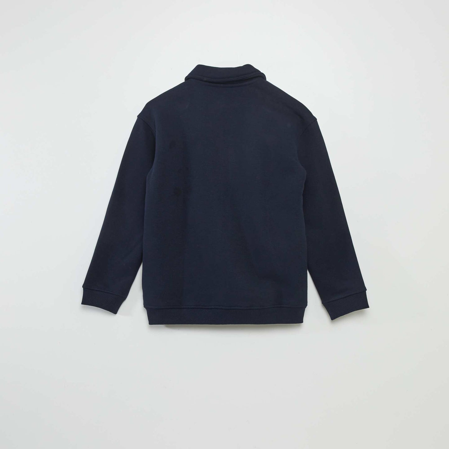 Sweatshirt with zip fastening BLUE