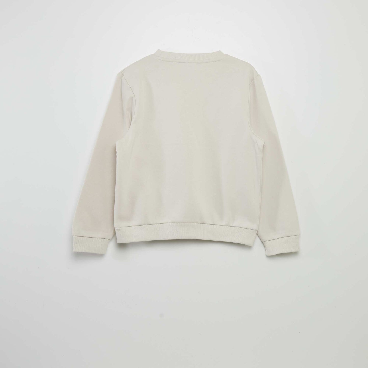 Plain sweatshirt WHITE