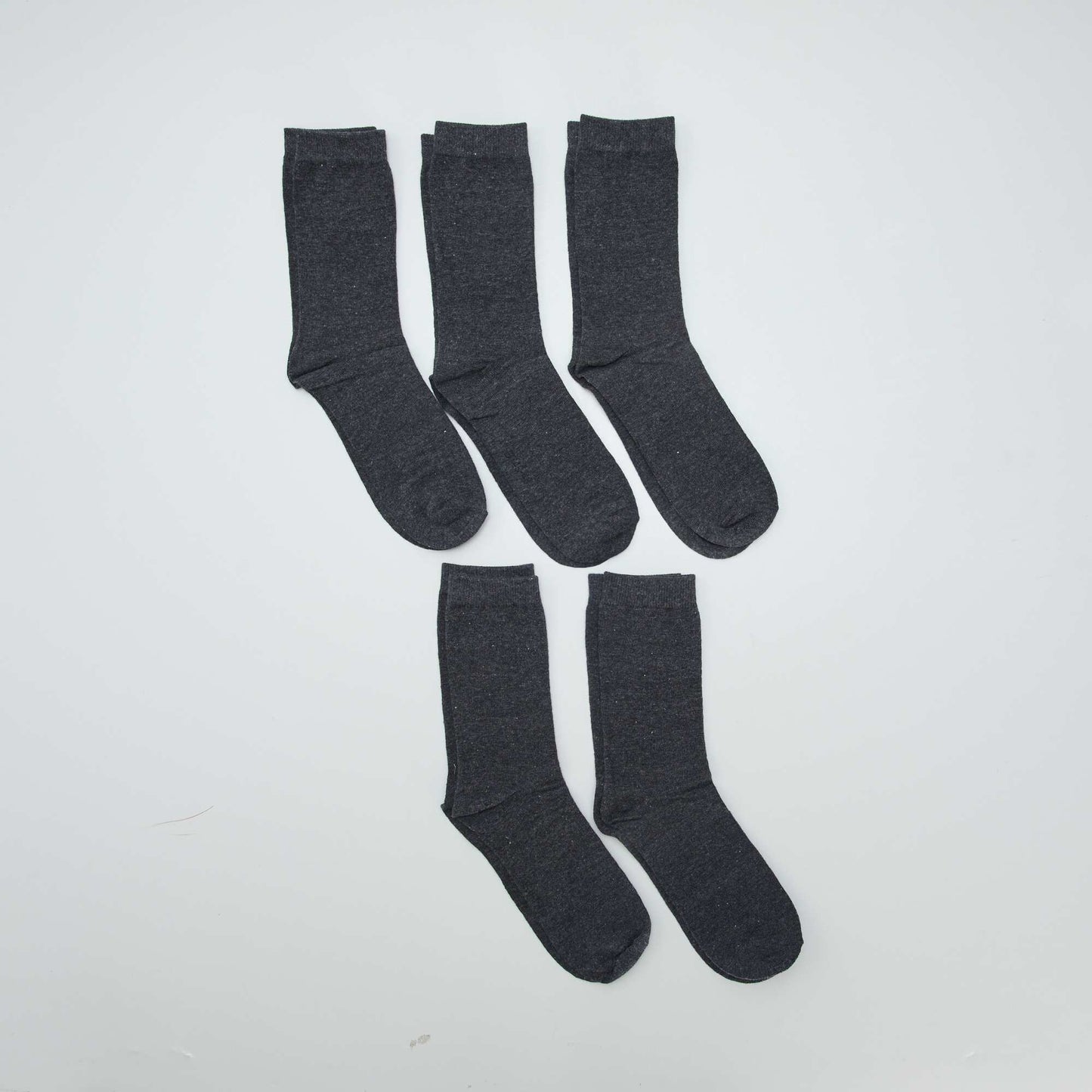 Pack of 5 pairs of socks GREY