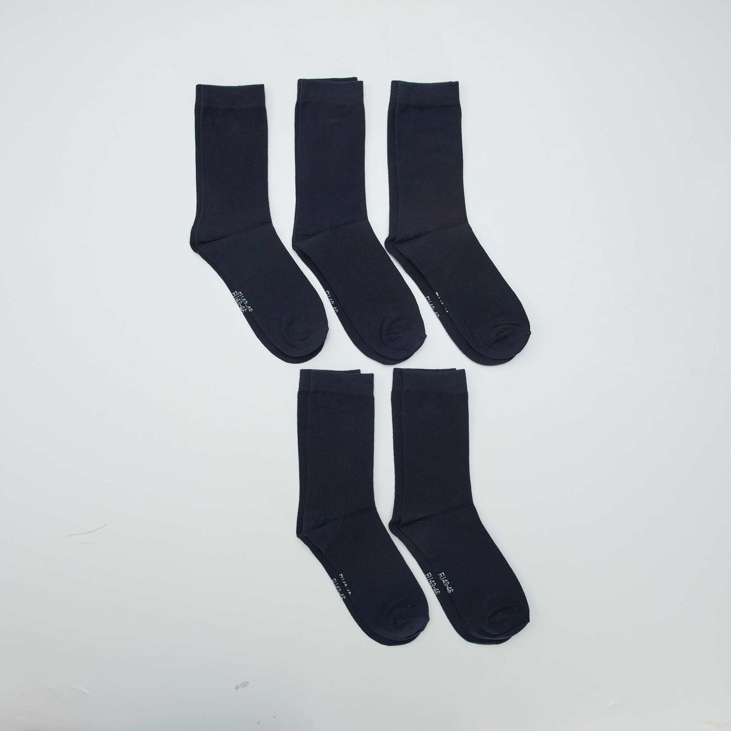 Pack of 5 pairs of socks BLUE