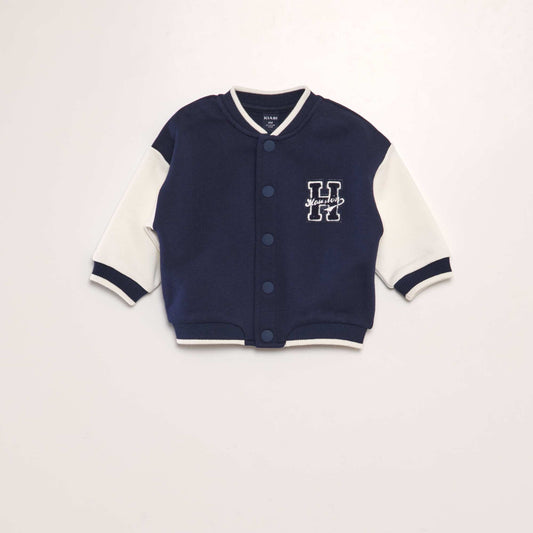 Varsity-style jacket BLUE