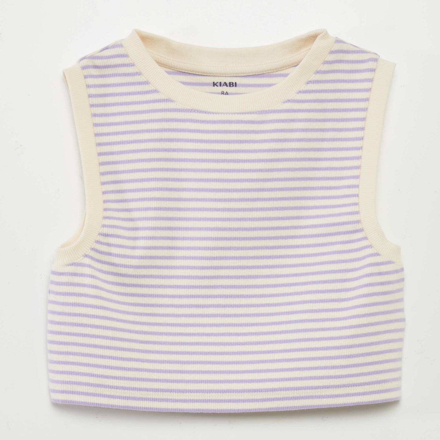 Striped vest top PURPLE