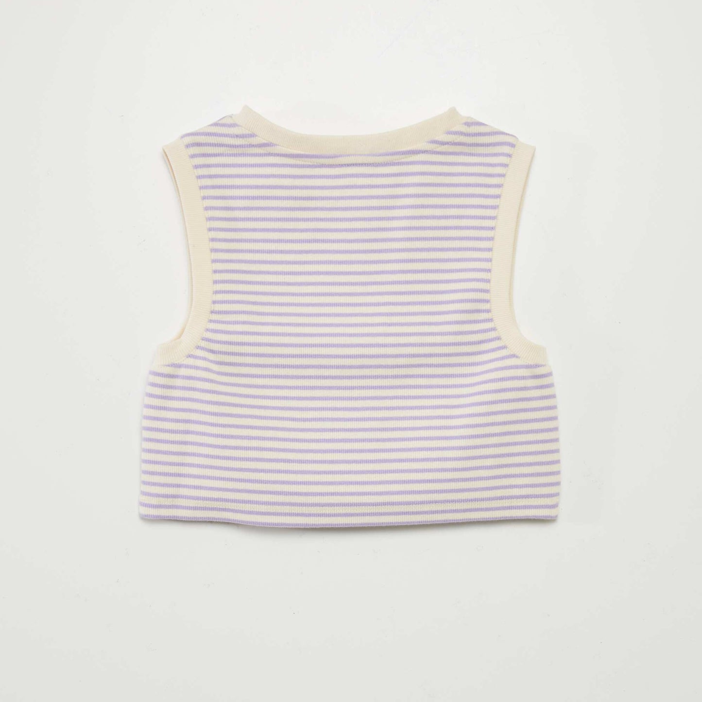 Striped vest top PURPLE