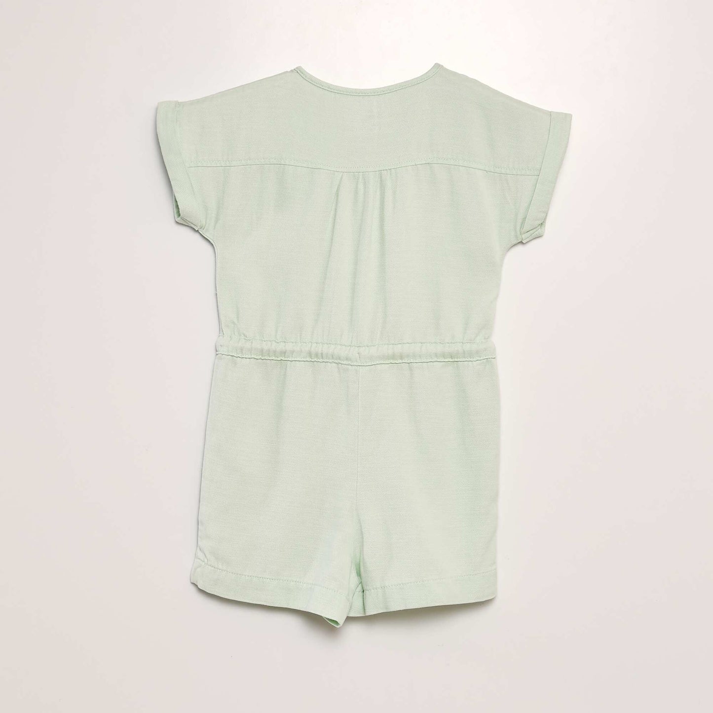 Straight-cut playsuit GREEN