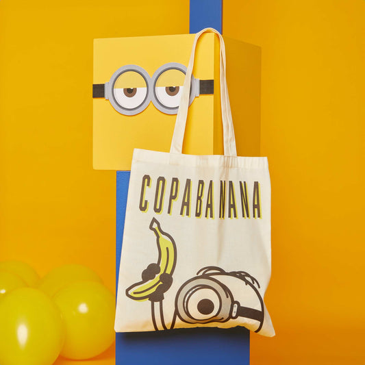 Minions canvas tote bag WHITE