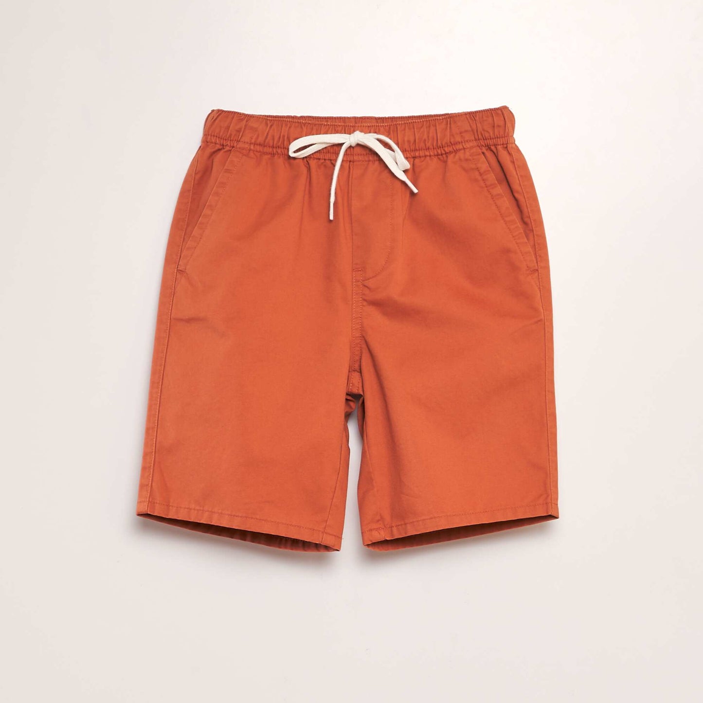 Plain Bermuda shorts orange