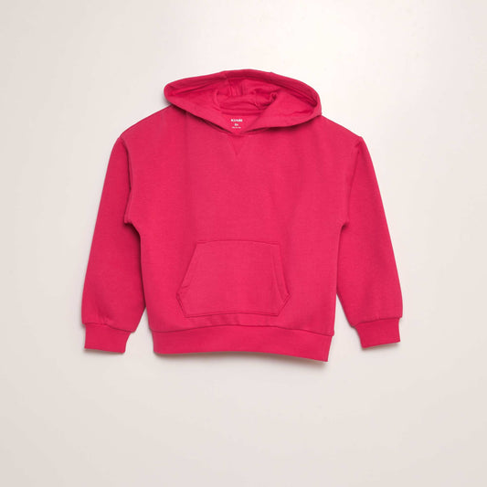 Sweatshirt with kangaroo pocket PINK