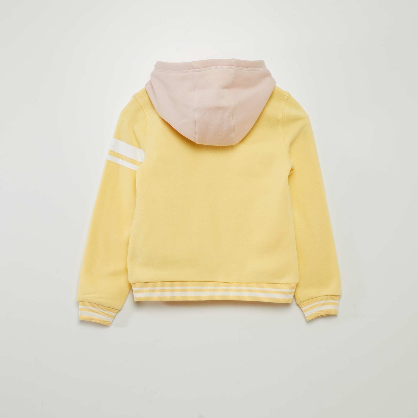 Two-tone US-style hoodie YELLOW