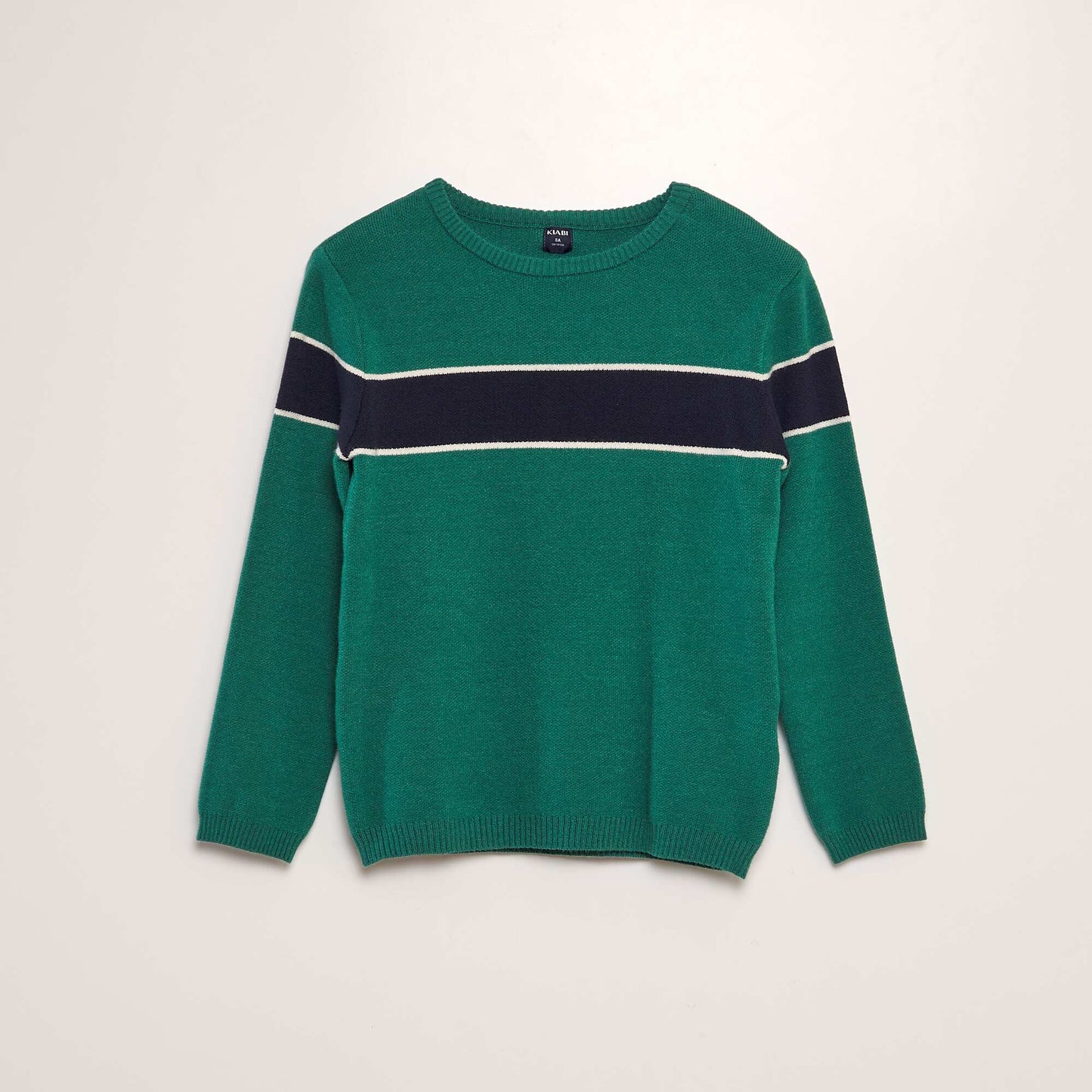 Round-neck sweater GREEN