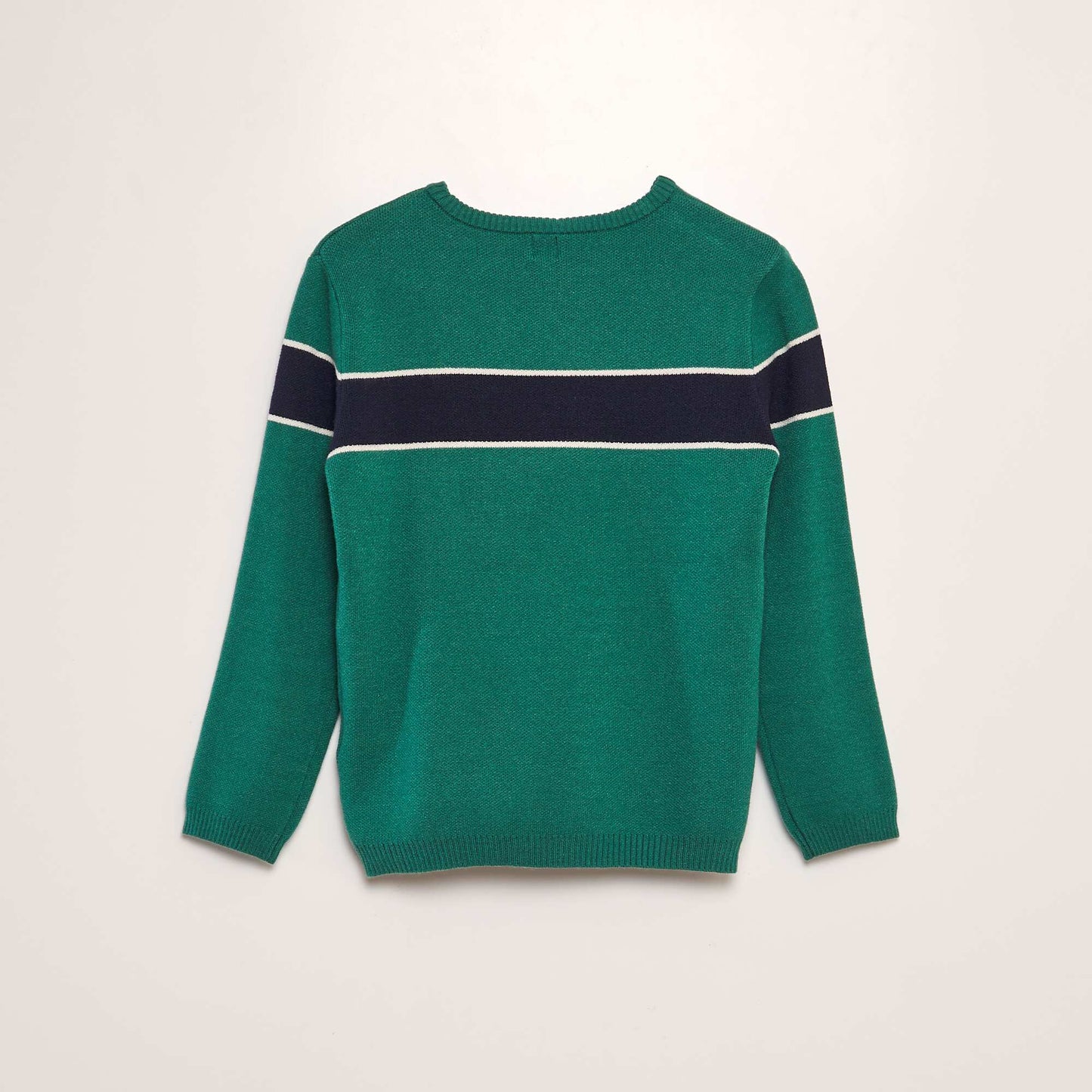 Round-neck sweater GREEN