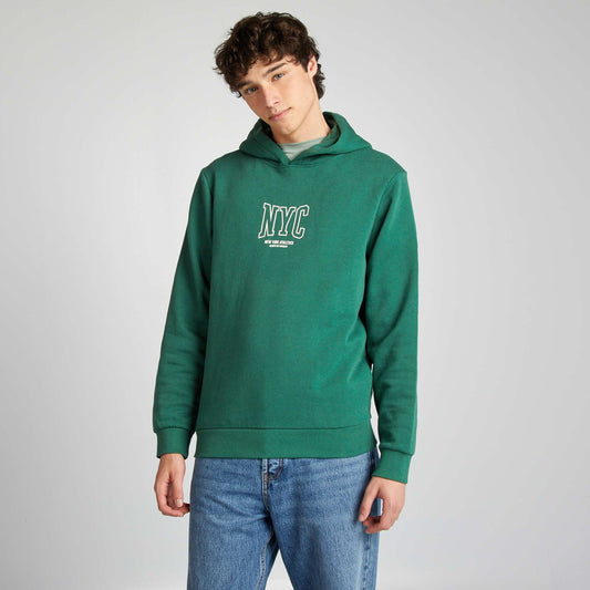 Sweatshirt fabric hoodie GREEN