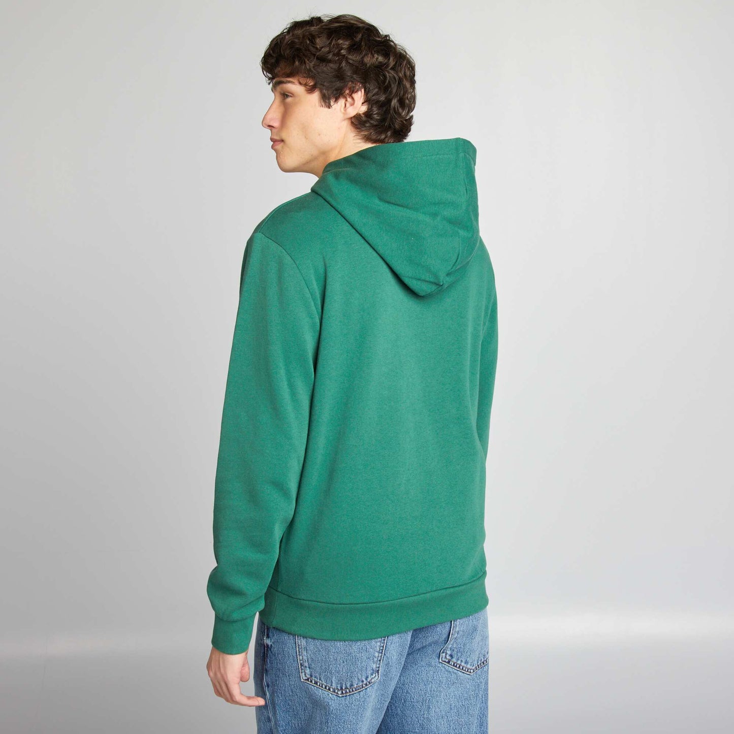 Sweatshirt fabric hoodie GREEN