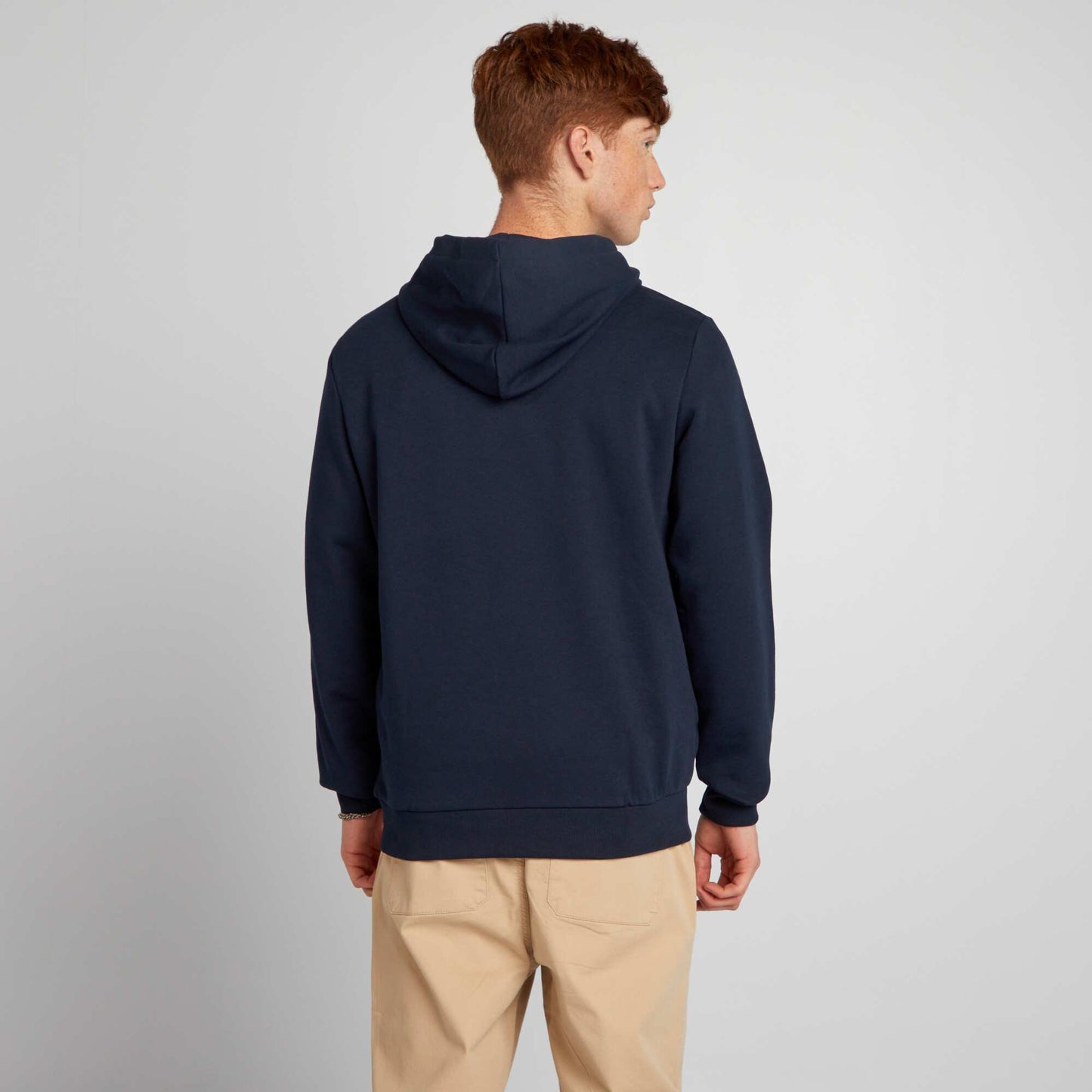 Sweatshirt fabric hoodie BLUE