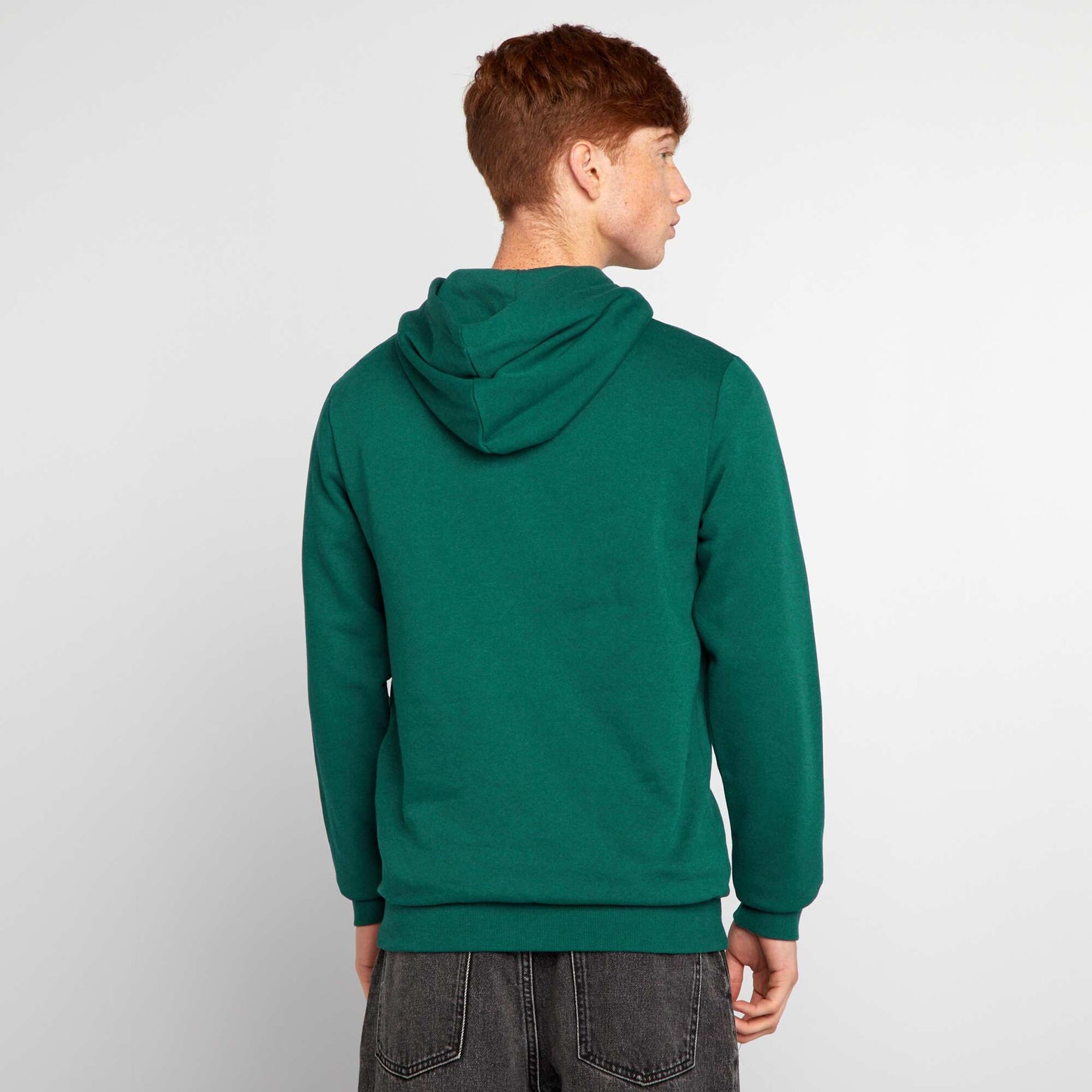 Sweatshirt fabric hoodie GREEN