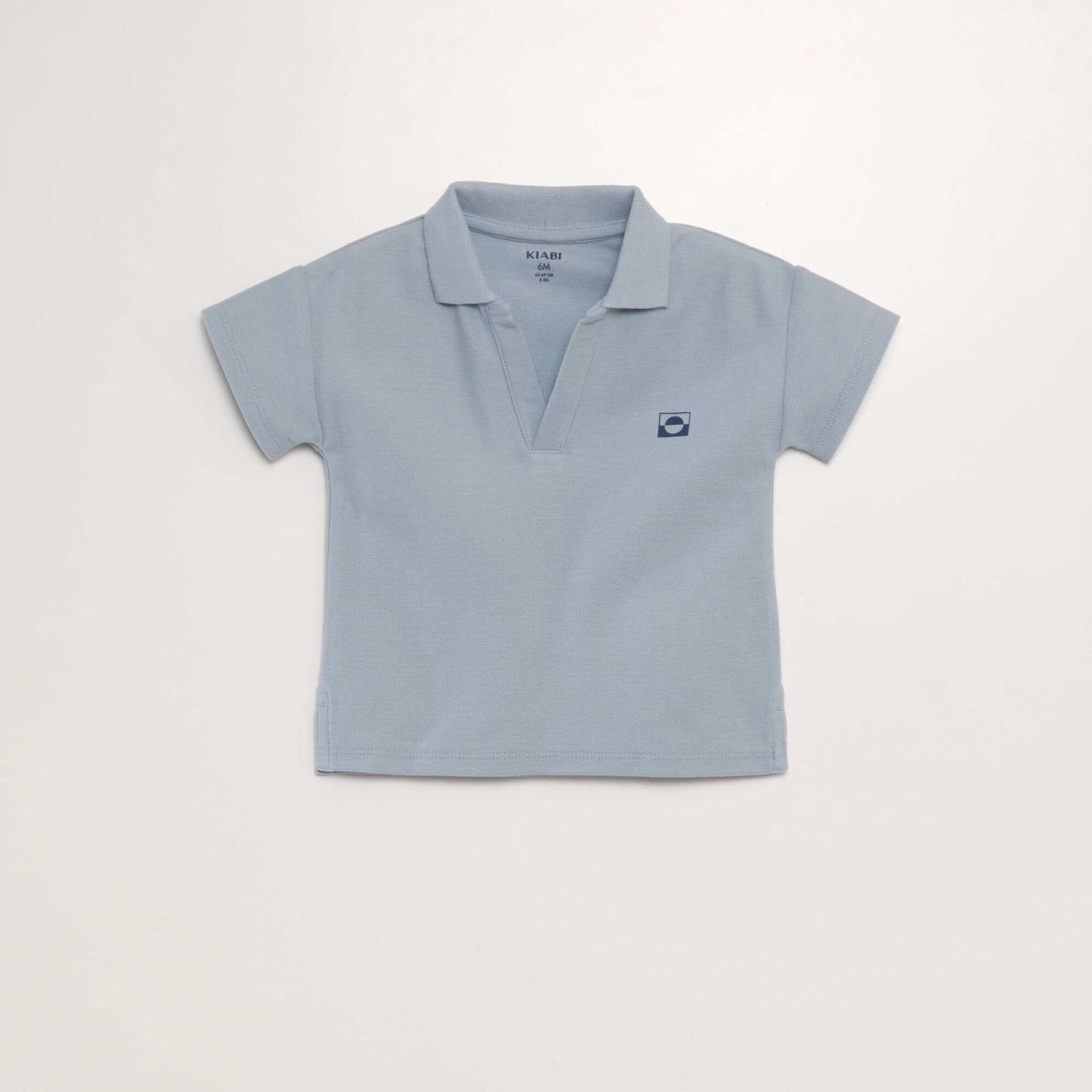 Cotton piqué polo shirt WHITE