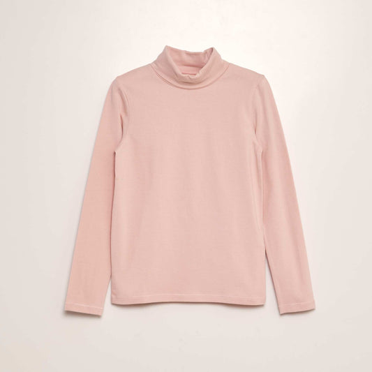 Stretch cotton undersweater PINK