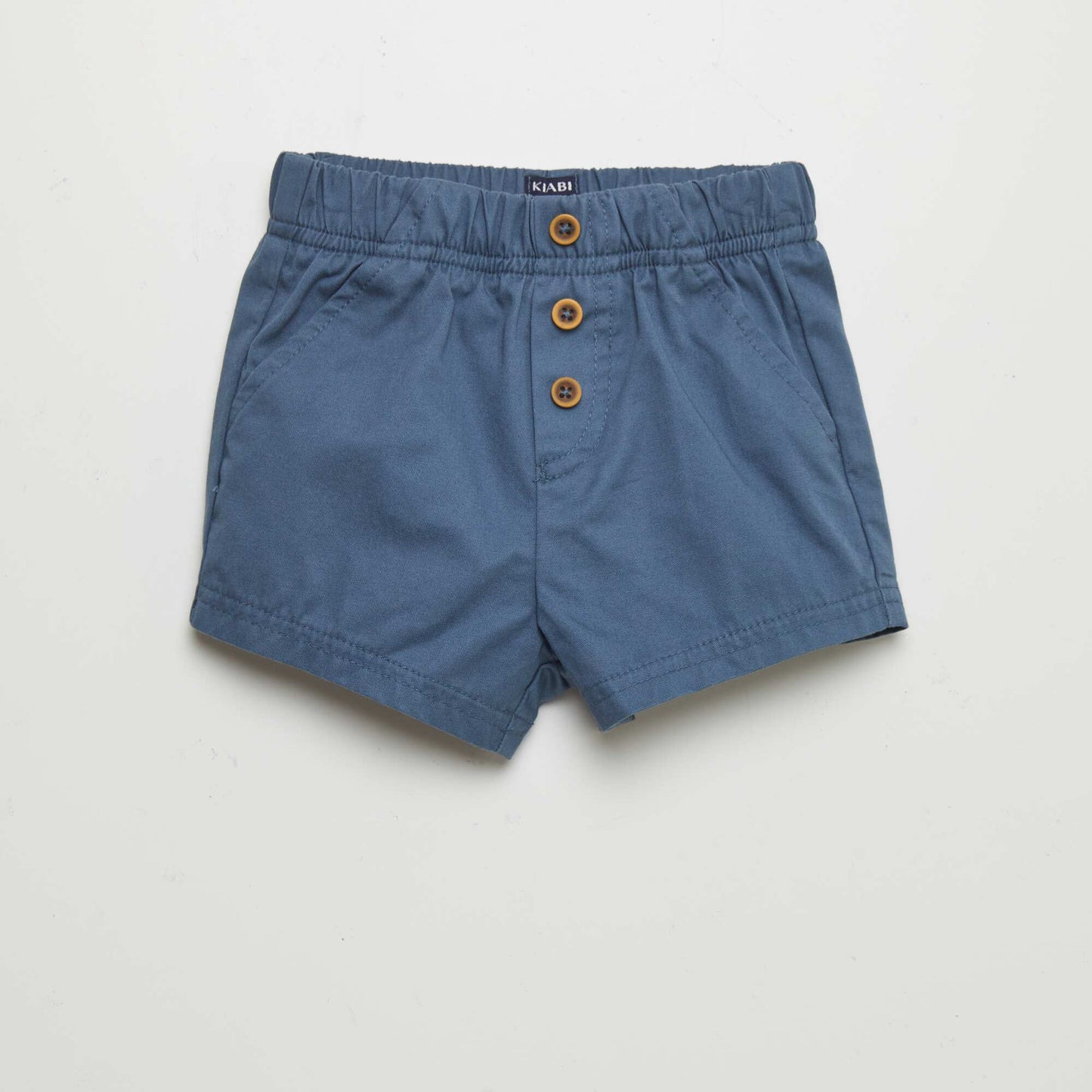 Shorts with elasticated waist BLUE