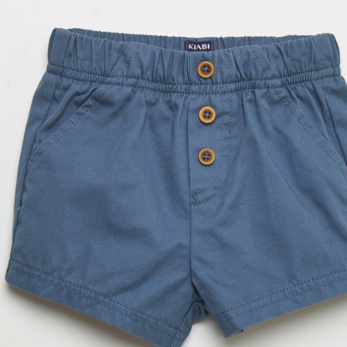 Shorts with elasticated waist BLUE