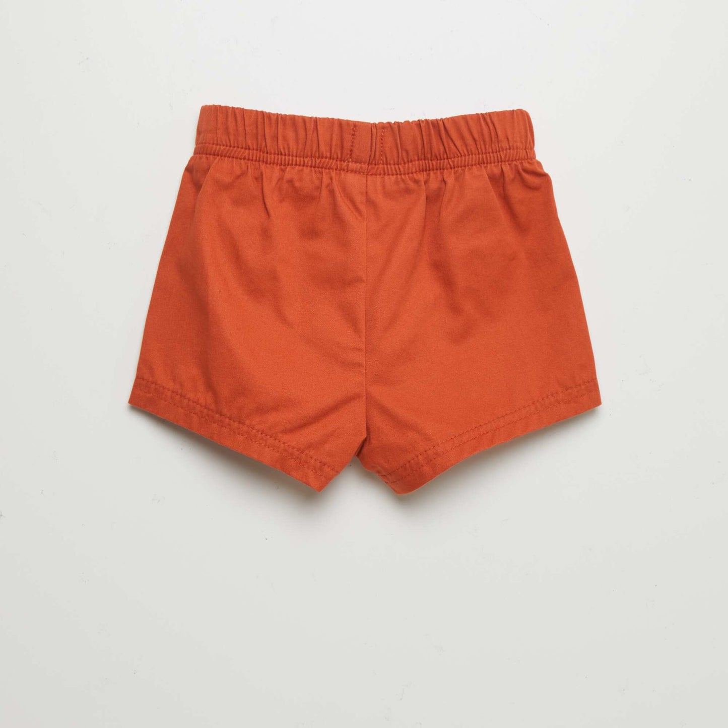 Shorts with elasticated waist orange