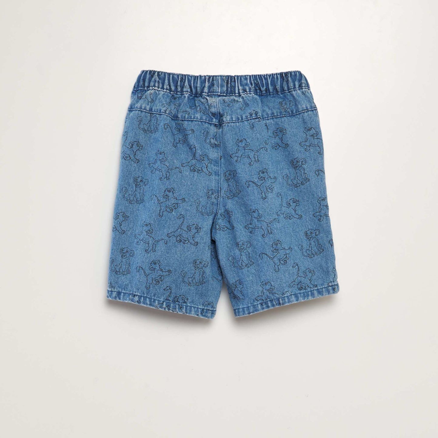 'Lion King' denim shorts BLUE