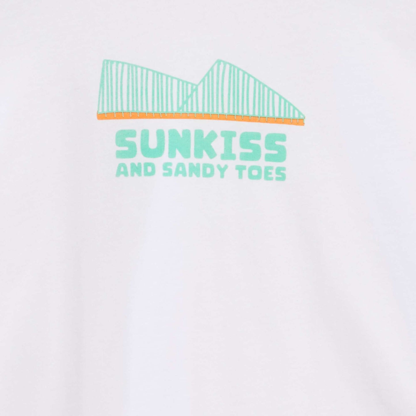 Short-sleeved T-shirt with lettering WHITE