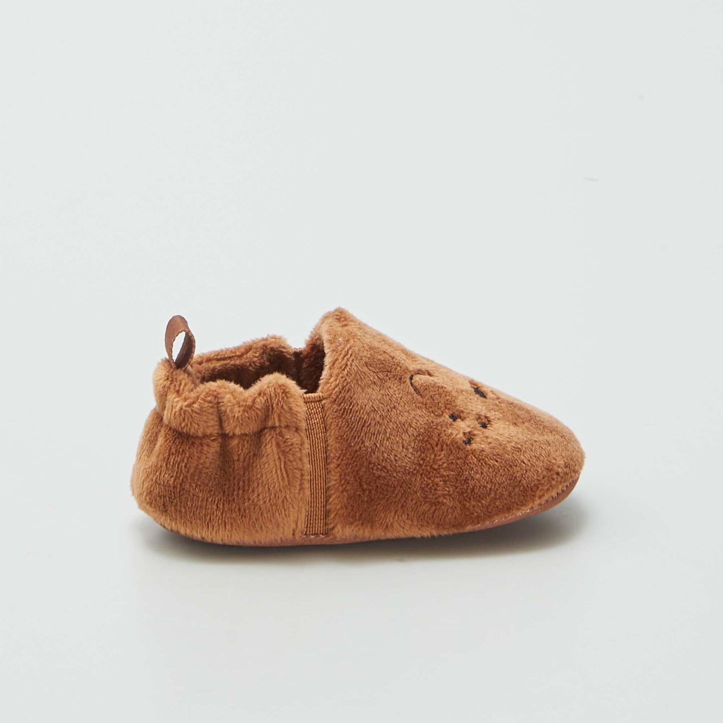 Velour slippers BROWN