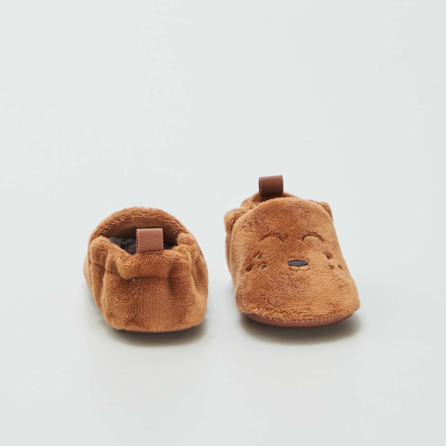 Velour slippers BROWN