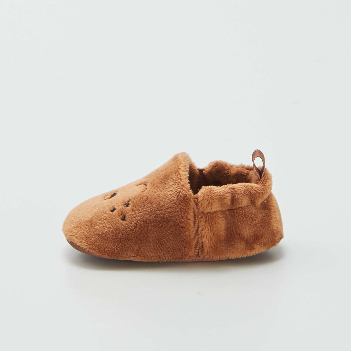 Velour slippers BROWN