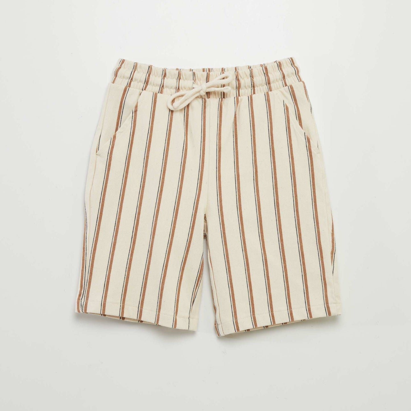 Printed Bermuda shorts BEIGE