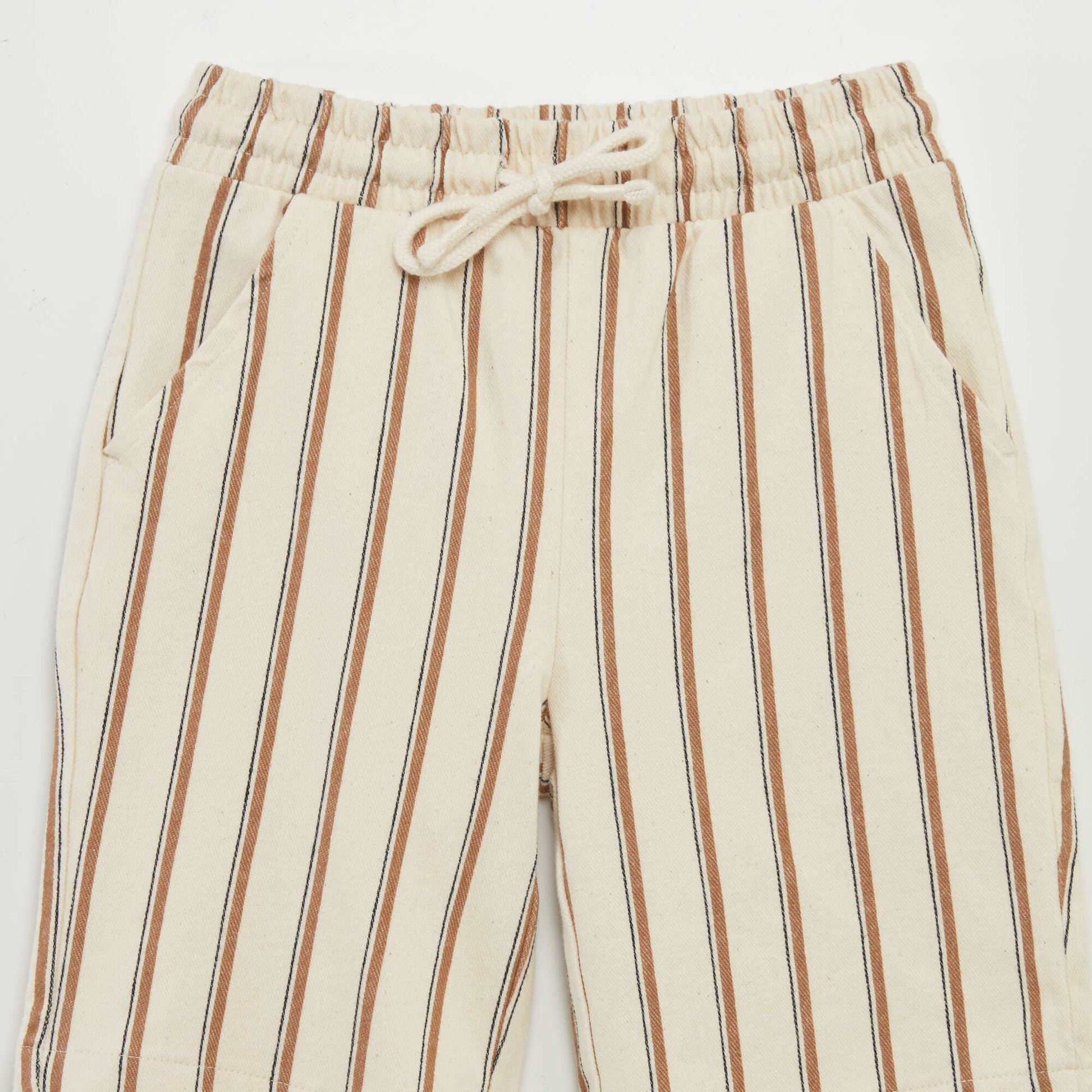 Printed Bermuda shorts BEIGE