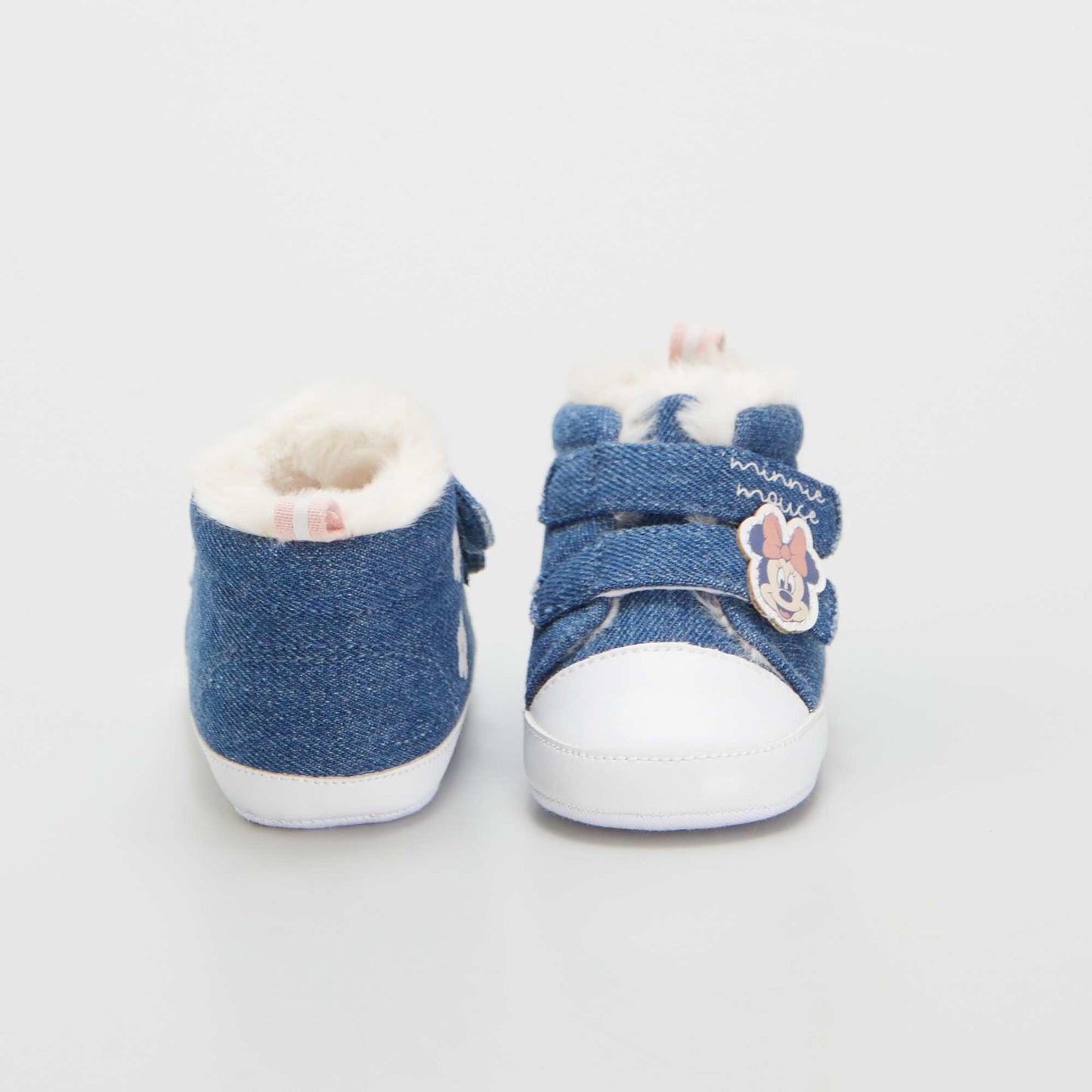 Disney Minnie Mouse fur-lined trainers BLUE